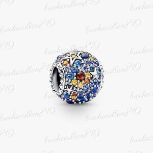 Pandora Planet Mercury & Stars Sparkling Charm